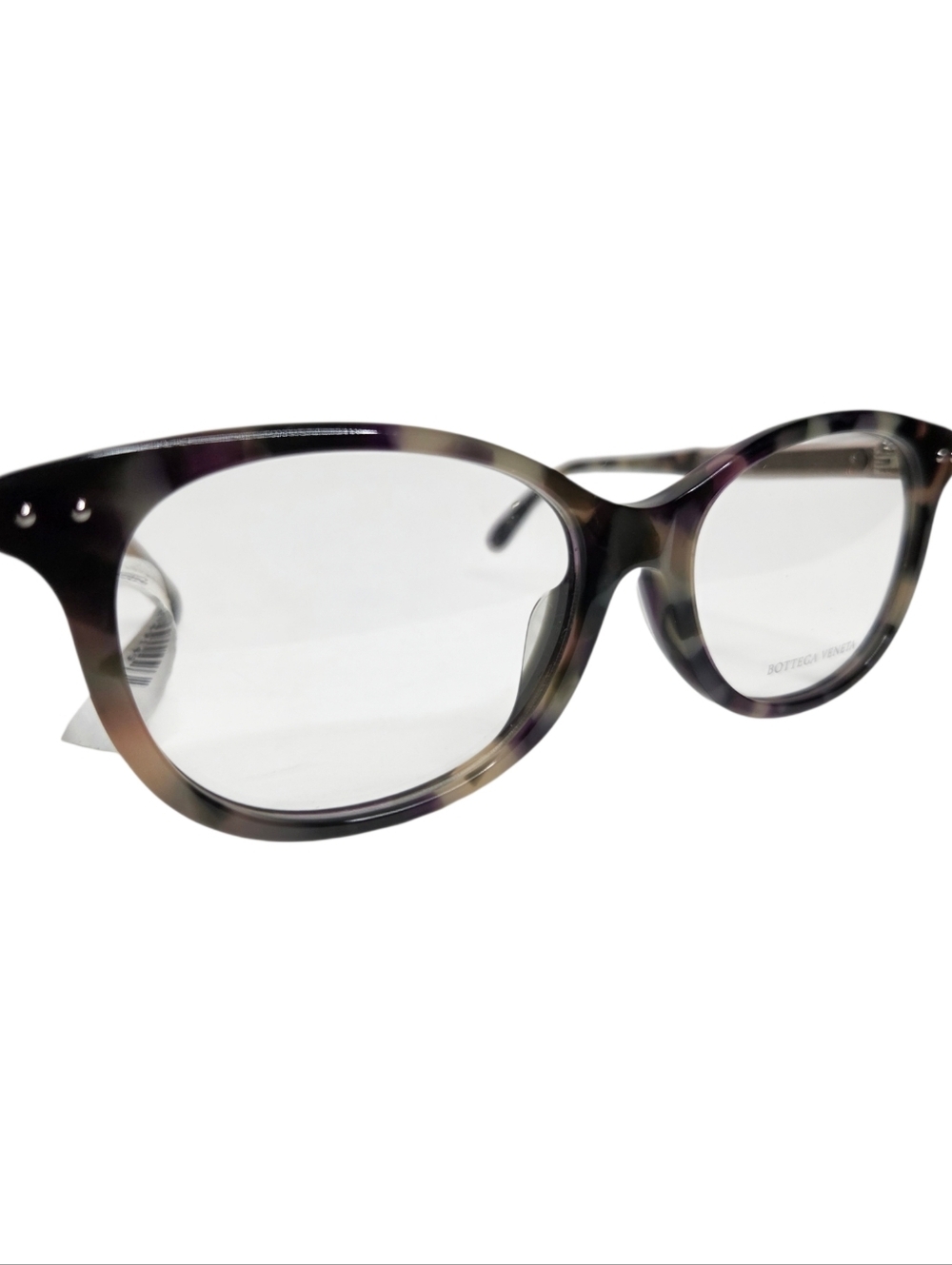 Bottega Veneta Tortoise Shell Round Optical EyeGlasses - Picture 6 of 15